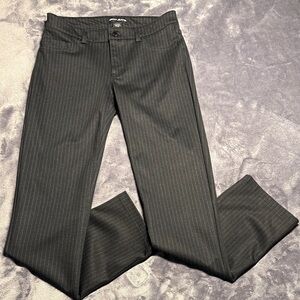 DKNY Jeans Women’s Black Pinstripe Ponte Pants Straight XS New